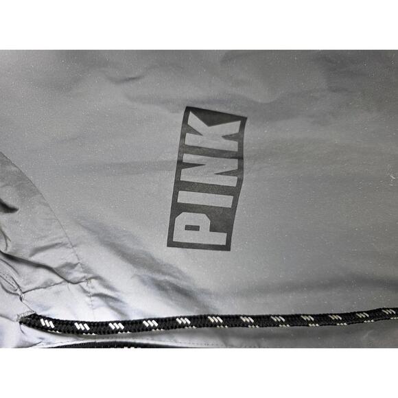 Victoria's Secret Pink Limited Release 002 Reflective Rain Jacket 3M Windbreaker - Picture 5 of 13